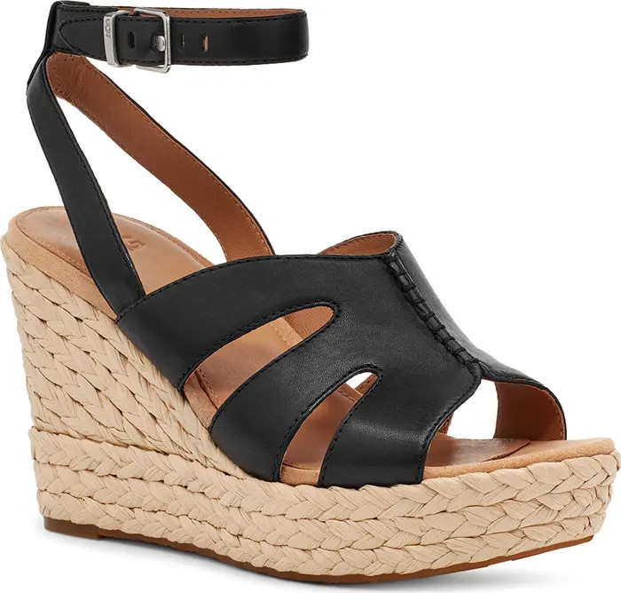 Careena Raffia Platform Wedge Sandal (Women) | Nordstrom