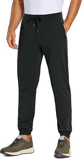 CRZ YOGA Mens 4-Way Stretch Golf Joggers with Pockets 28"/30"/32" - Work Sweatpants Track Gym Ath... | Amazon (US)