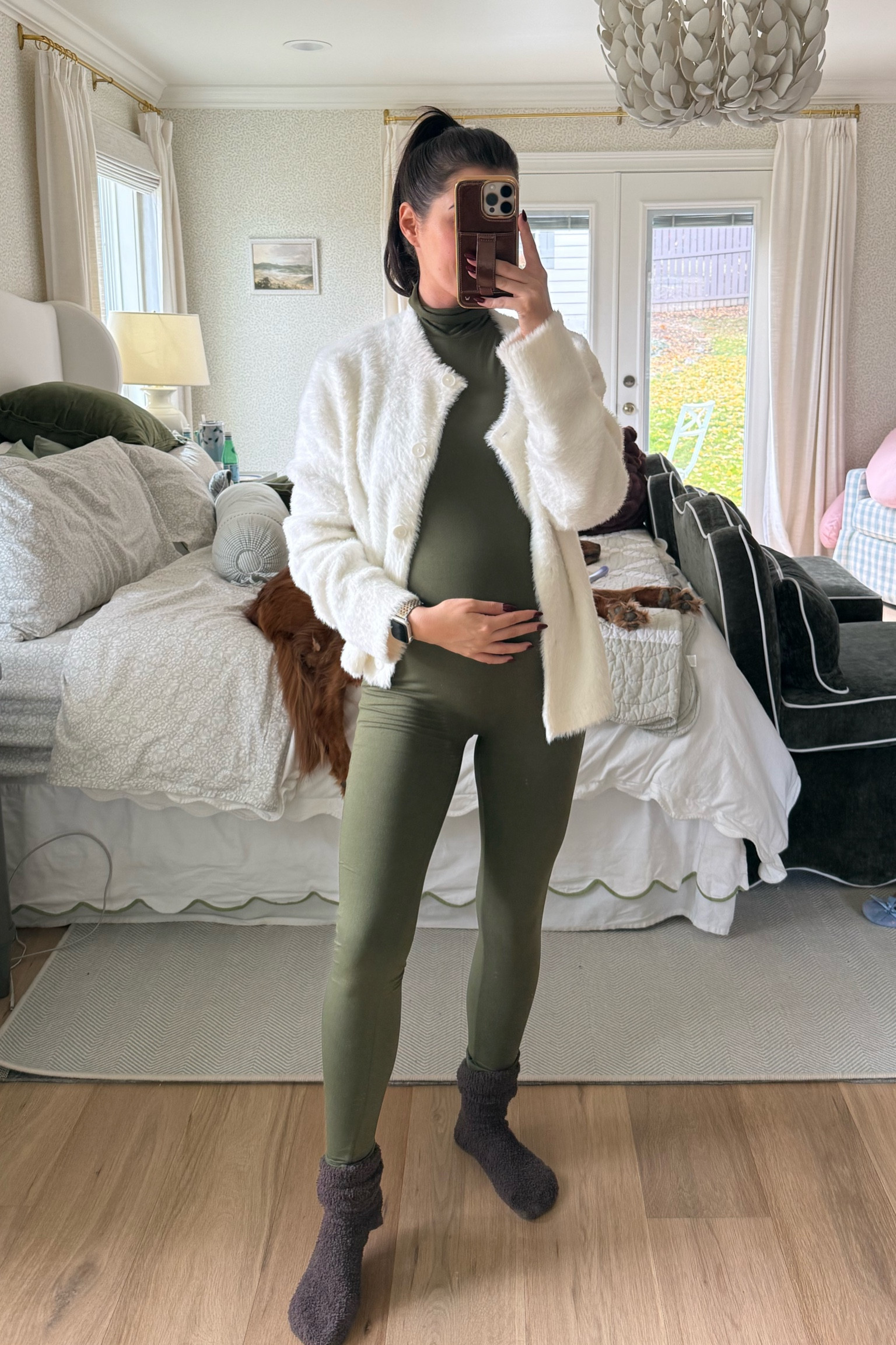 Cozy bump friendly work from home outfit 

#LTKBump #LTKActive