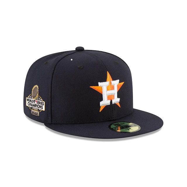 Houston Astros 2022 World Series Champions Side Patch 59FIFTY Fitted | New Era