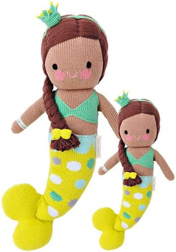 Pearl The Mermaid Regular 20" Hand-Knit Doll – 1 Doll = 10 Meals, Fair Trade, Heirloom Quality,... | Amazon (US)
