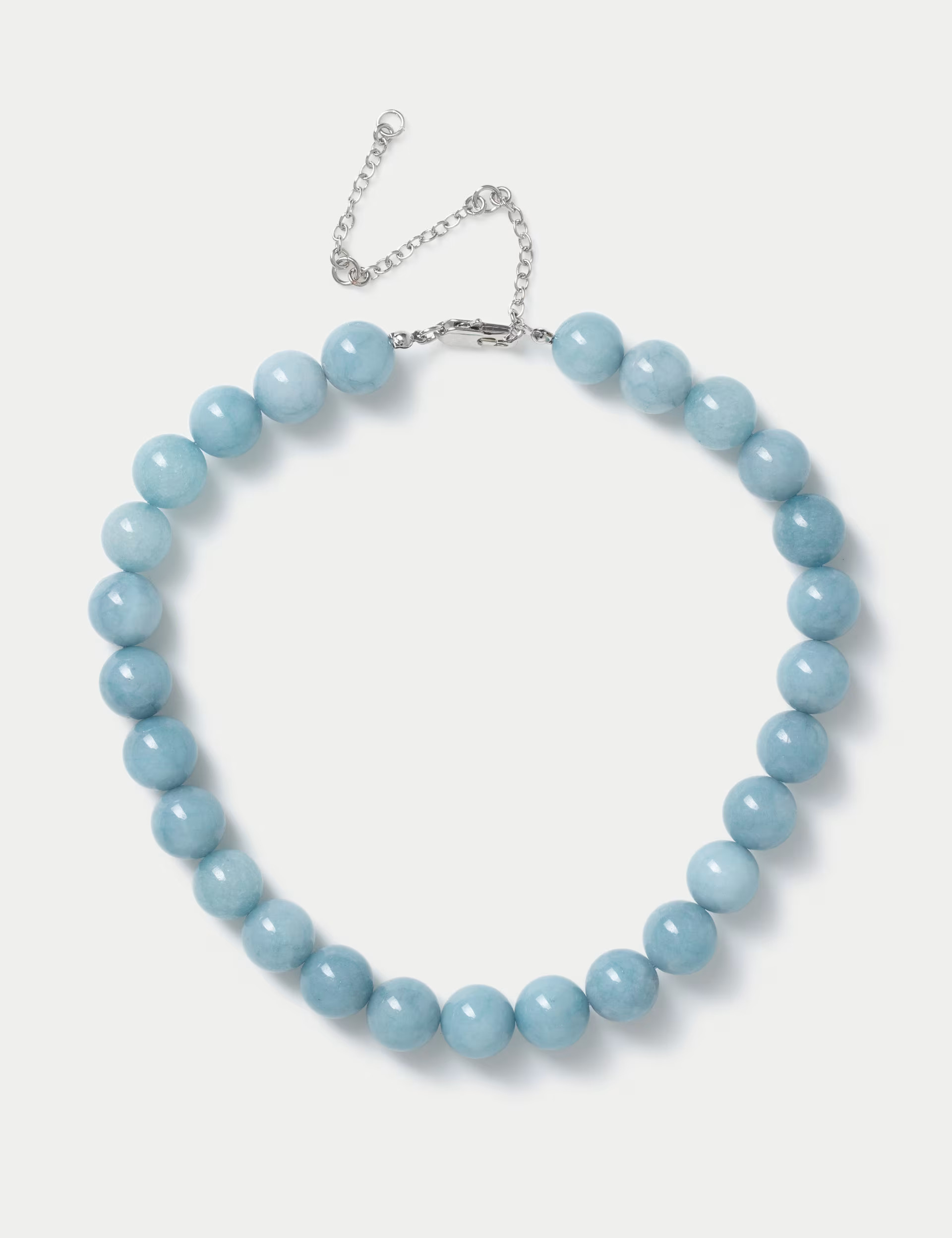Real Stone Jade Blue Sphere Necklace | Marks & Spencer (UK)