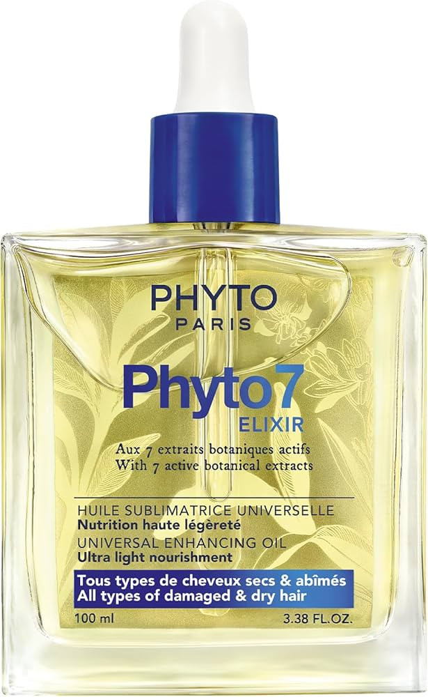 Phyto Paris - Phyto 7 - Huile Sublimatrice Universelle - Huile Cheveux Secs à Très Secs - Soin ... | Amazon (FR)