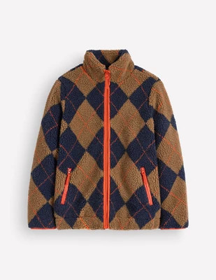 Boden Women's Alnwick Borg Jacket in Natural | Size 2 | Boden (US)