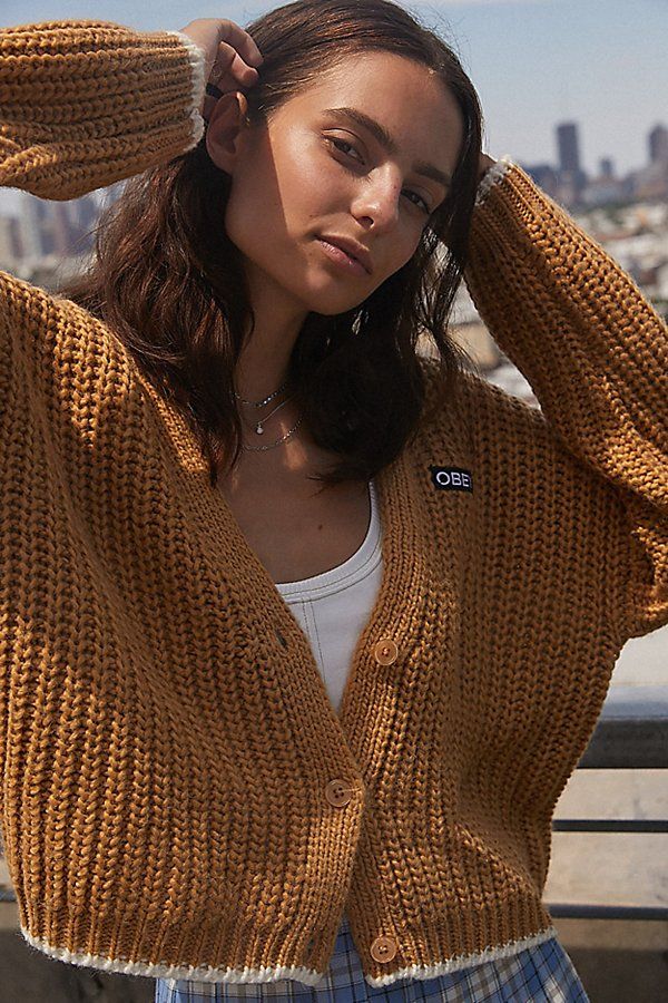 OBEY Loeb Knit Cardigan | Urban Outfitters (US and RoW)