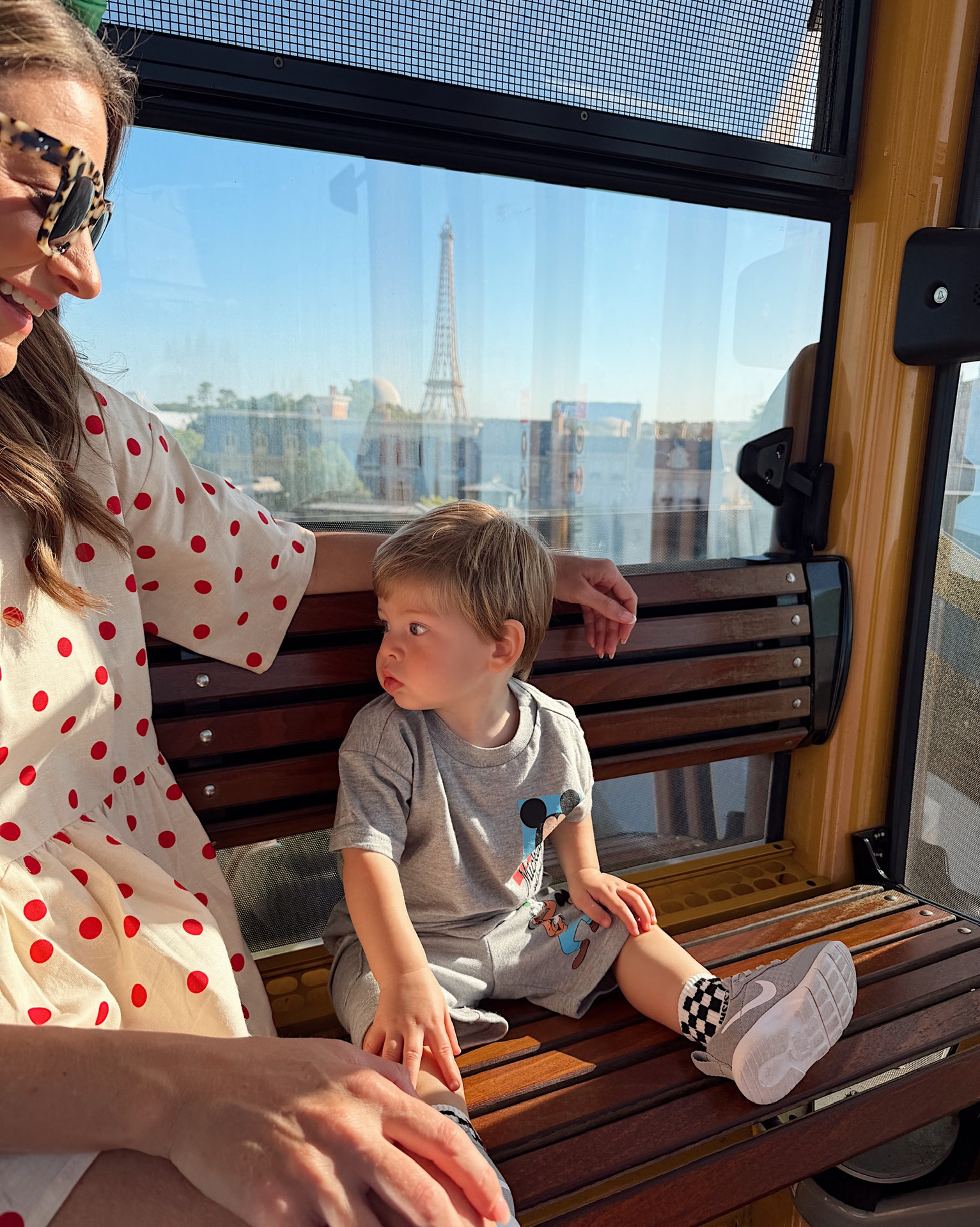Mommy & Storm Disney park ootds! I’m in a small top and shorts, bauble bar necklace, Etsy ears and accessories- fits tts. 

#LTKTravel #LTKKids #LTKootd