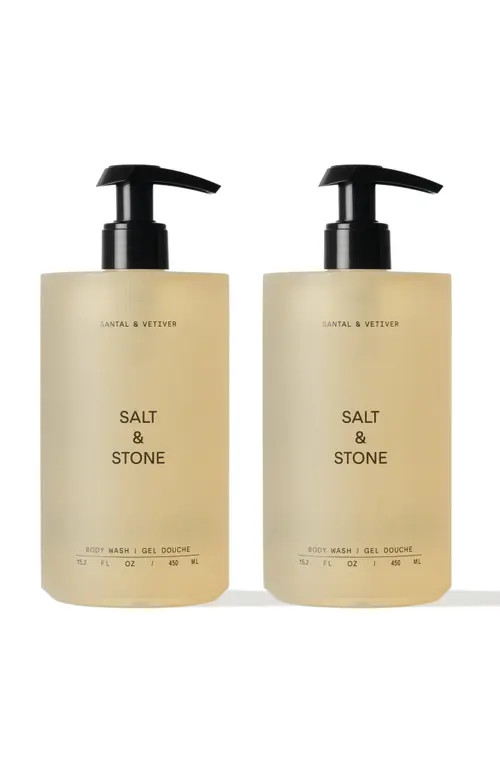 SALT & STONE Santal & Vetiver Body Wash Duo $72 Value at Nordstrom | Nordstrom