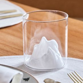 Skier Mountain Double Old Fashioned Glass Sets | West Elm (US)