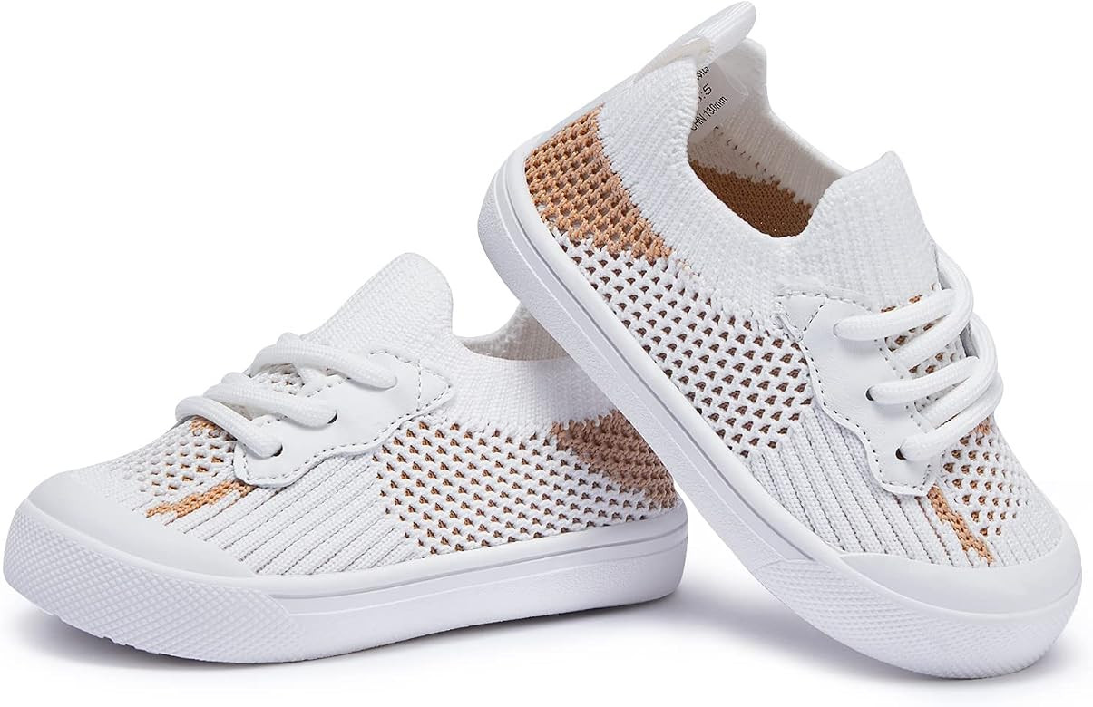 BMCiTYBM Baby Sneakers Girls Boys Lightweight Breathable Mesh First Walkers Shoes 6-24 Months | Amazon (US)