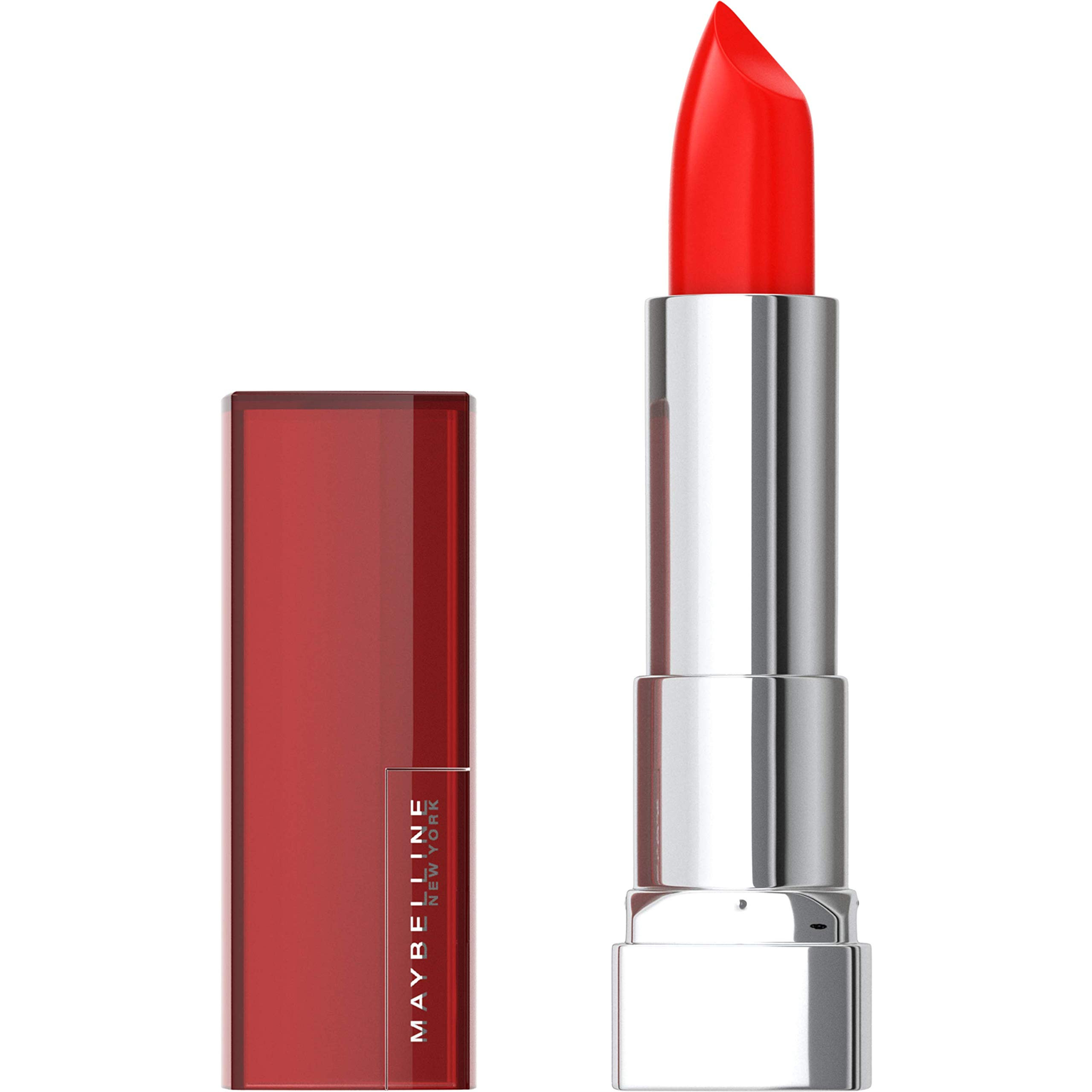 Maybelline Color Sensational Lipstick, Lip Makeup, Cream Finish, Hydrating Lipstick, Nude, Pink, Red, Plum Lip Color, Coral Rise, 0.15 oz; (Packaging May Vary) | Amazon (US)