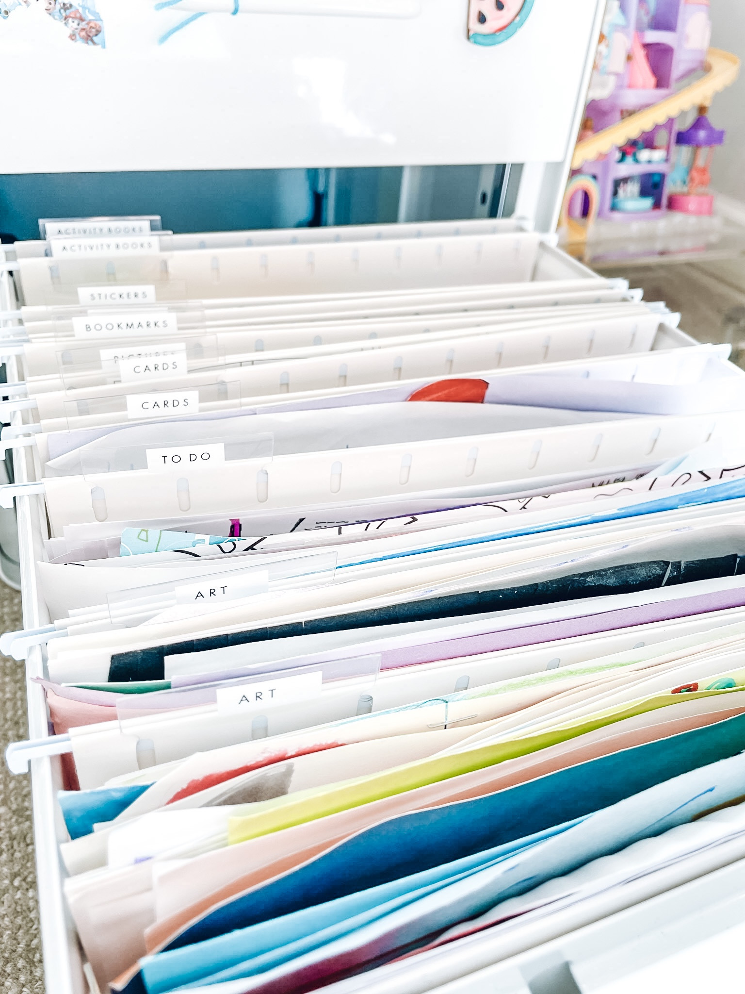 Office Organization✨ Poppin White 3-Drawer Stow Locking Filing Cabinet. The Container Store White Letter-Size Hanging File Folders.

#LTKhome #LTKkids #LTKfamily