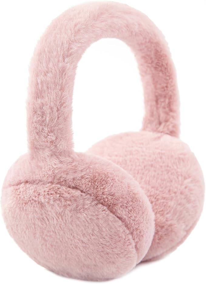 Kids Winter Earmuffs Baby Warm Ear Muff Girls Cute Furry Ear Warmers Boys Foldable Ear Covers for... | Amazon (US)