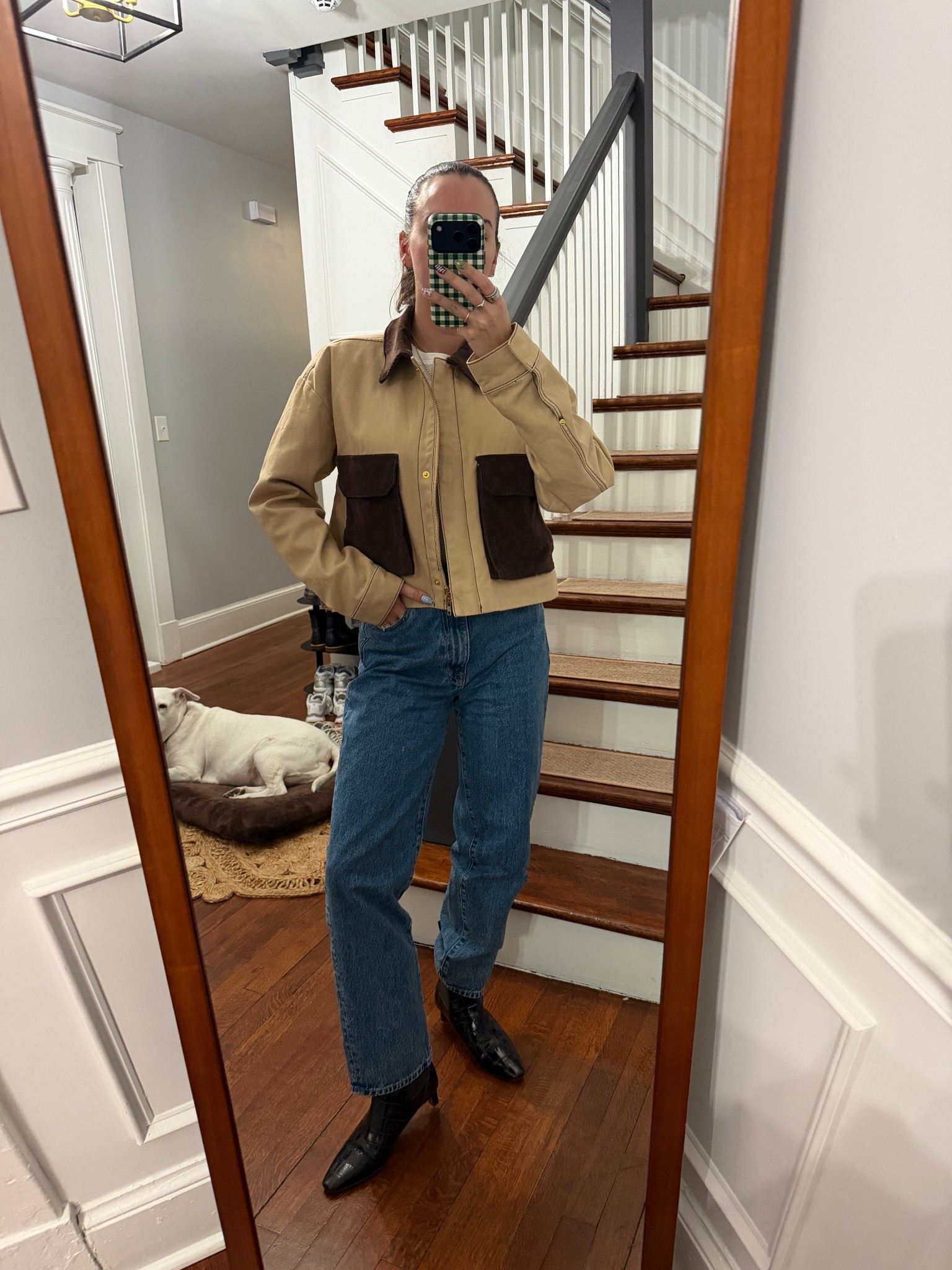 casual night out style. denim jeans. croc print boots. Maroon boots. Madewell boots. cropped jacket. hudson jeans. canvas jacket. spring jacket. 

 

#LTKootd #LTKSaleAlert