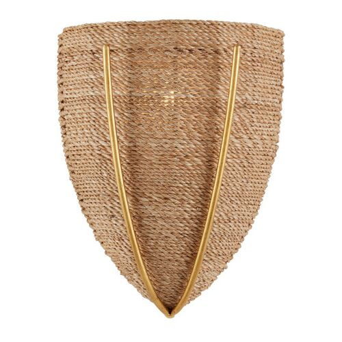 Dreamscape Rope Wall Sconce, Natural/Gold | One Kings Lane