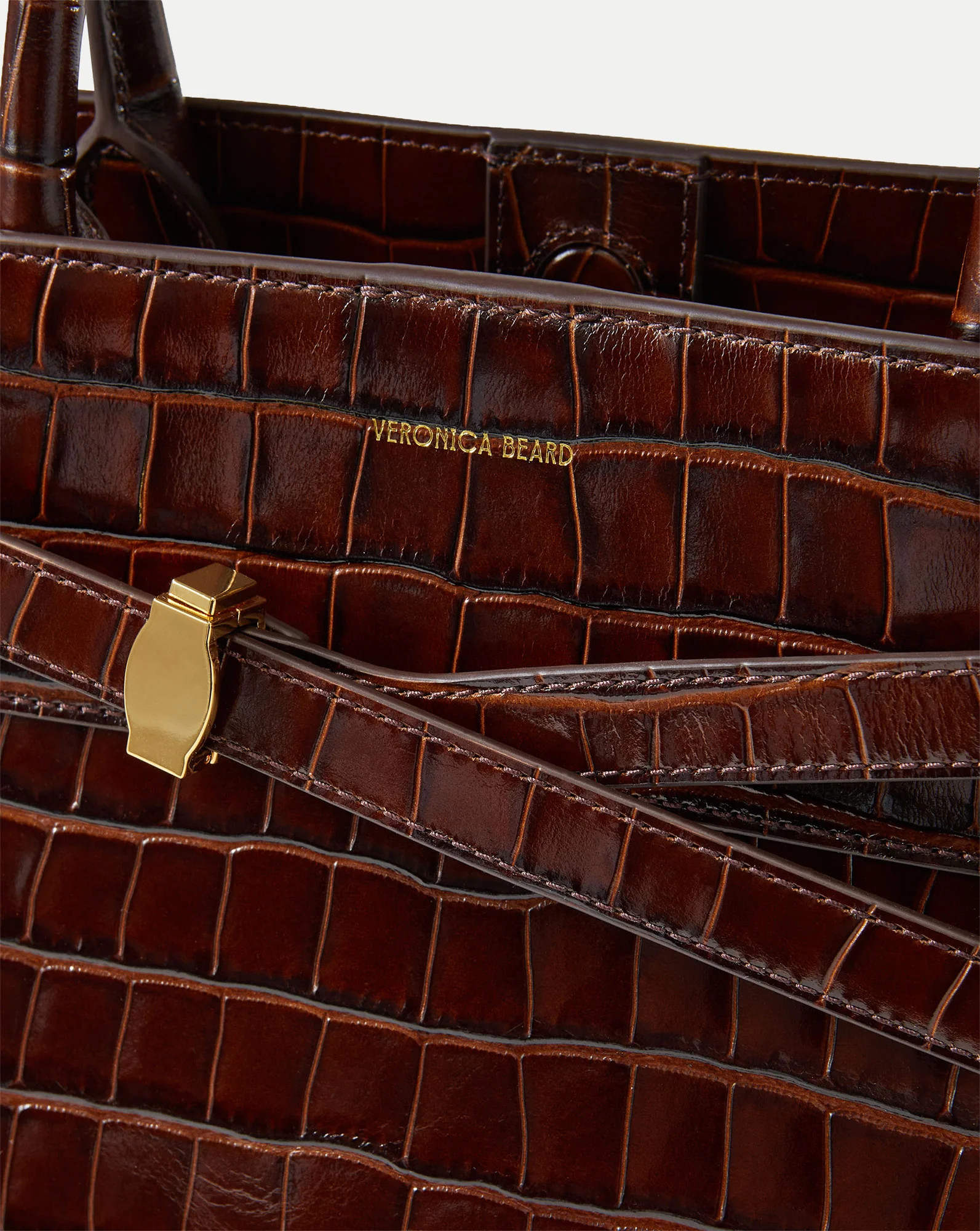 Veronica Beard Dash Bag in Brown Chestnut | Veronica Beard | Veronica Beard UK