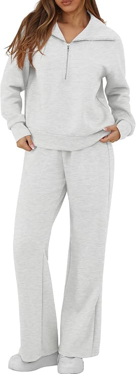 GRECERELLE Womens Lounge Sets 2 Piece Sweatsuit Outfits Matching Tracksuit | Amazon (US)