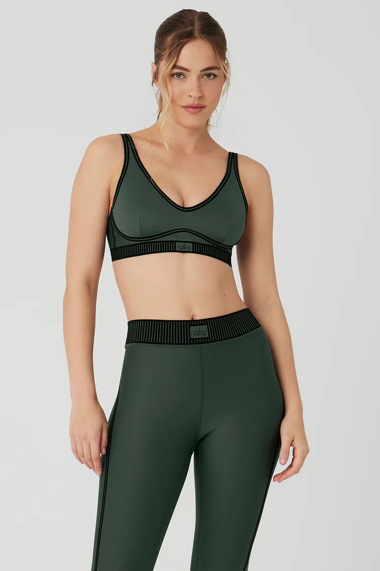 Airlift Line Up Bra - Cherry Cola | Alo Yoga (US)