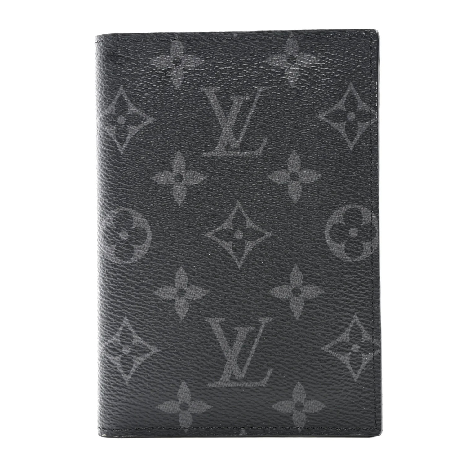 Monogram Eclipse Passport Cover | FASHIONPHILE (US)