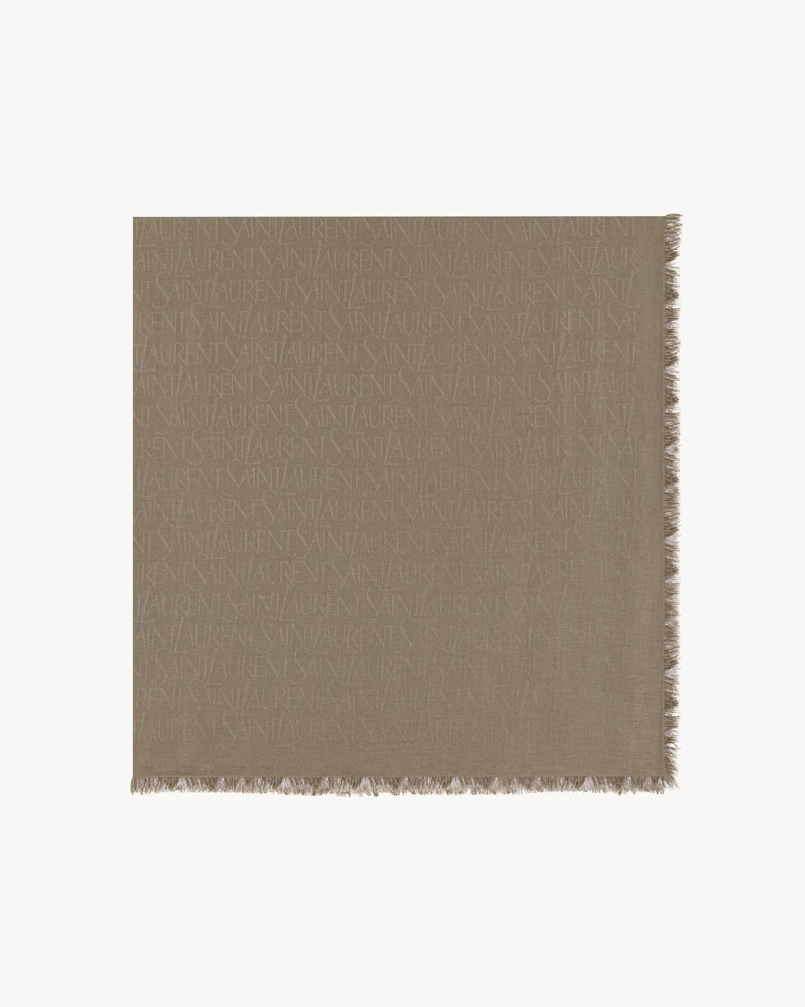 Saint Laurent large square scarf in modal and cashmere | Saint Laurent Inc. (Global)