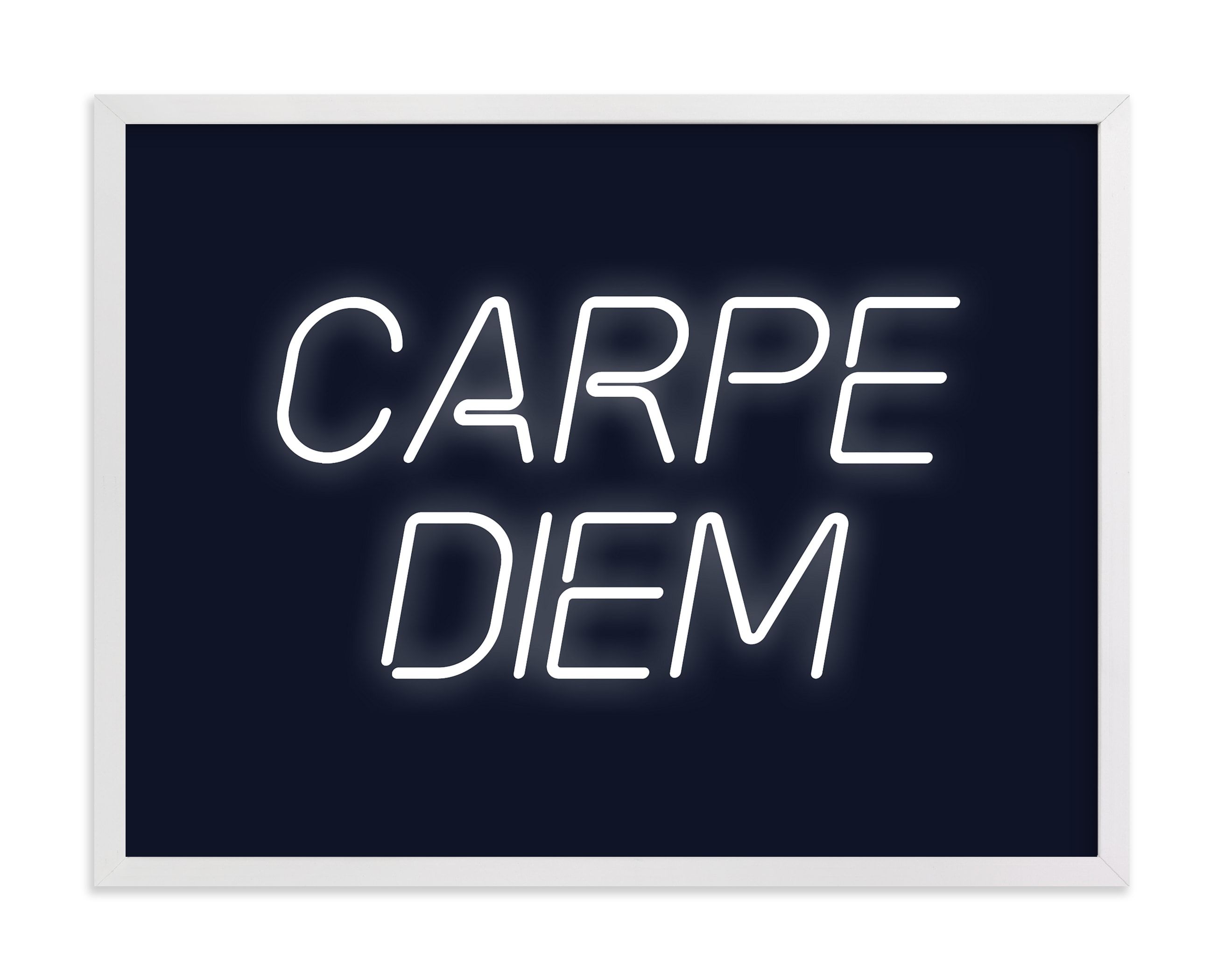 Neon Carpe Diem Open Edition Art Prints | Minted