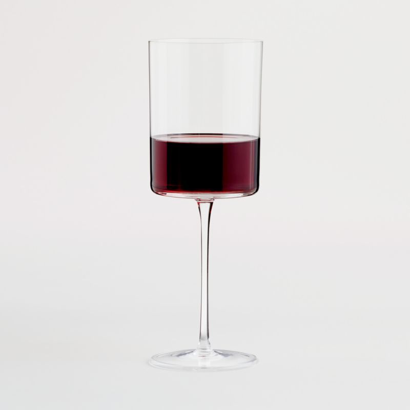 Edge Red Wine Glass + Reviews | Crate and Barrel | Crate & Barrel