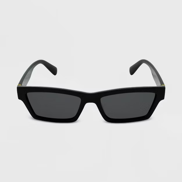 Women's Rectangle Sunglasses - Wild Fable™ Black | Target