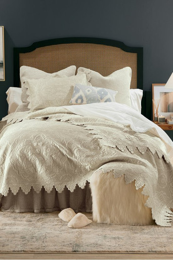 Marguerite Scalloped Quilt | Soft Surroundings