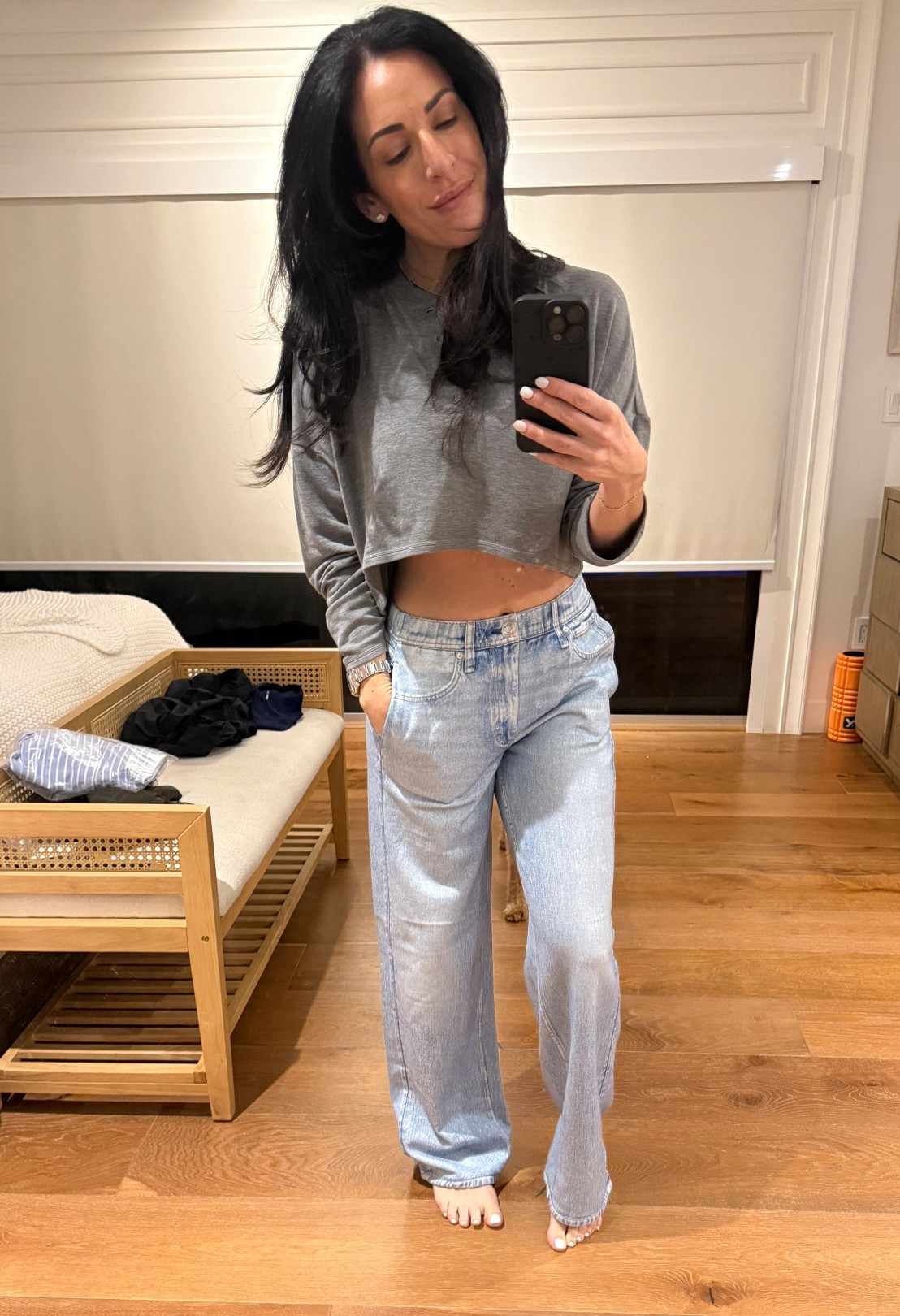 Are they jeans or are the sweatpants? They’re both, and they’re amazing.

#LTKOver40 #LTKootd #LTKgrwm