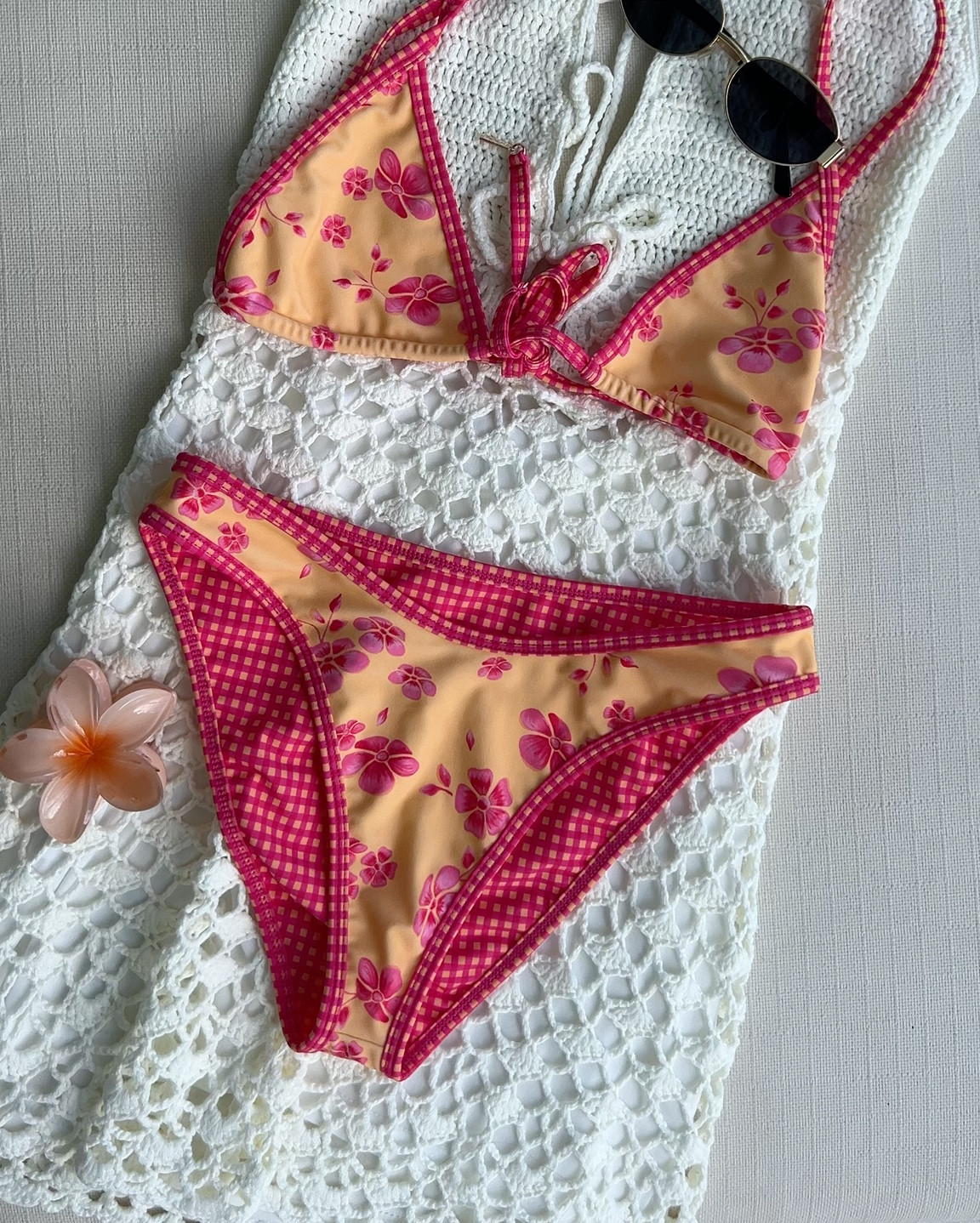 all the tropical vibes 🌺🌴🍹 
bikini is from leni swims
necklace is from seabones - code: Elizabeth10 

summer, vacation, honeymoon, what to wear, outfits, coverup, beach, style, qualityy

#LTKStyleTip #LTKFindsUnder50 #LTKSummerEdit