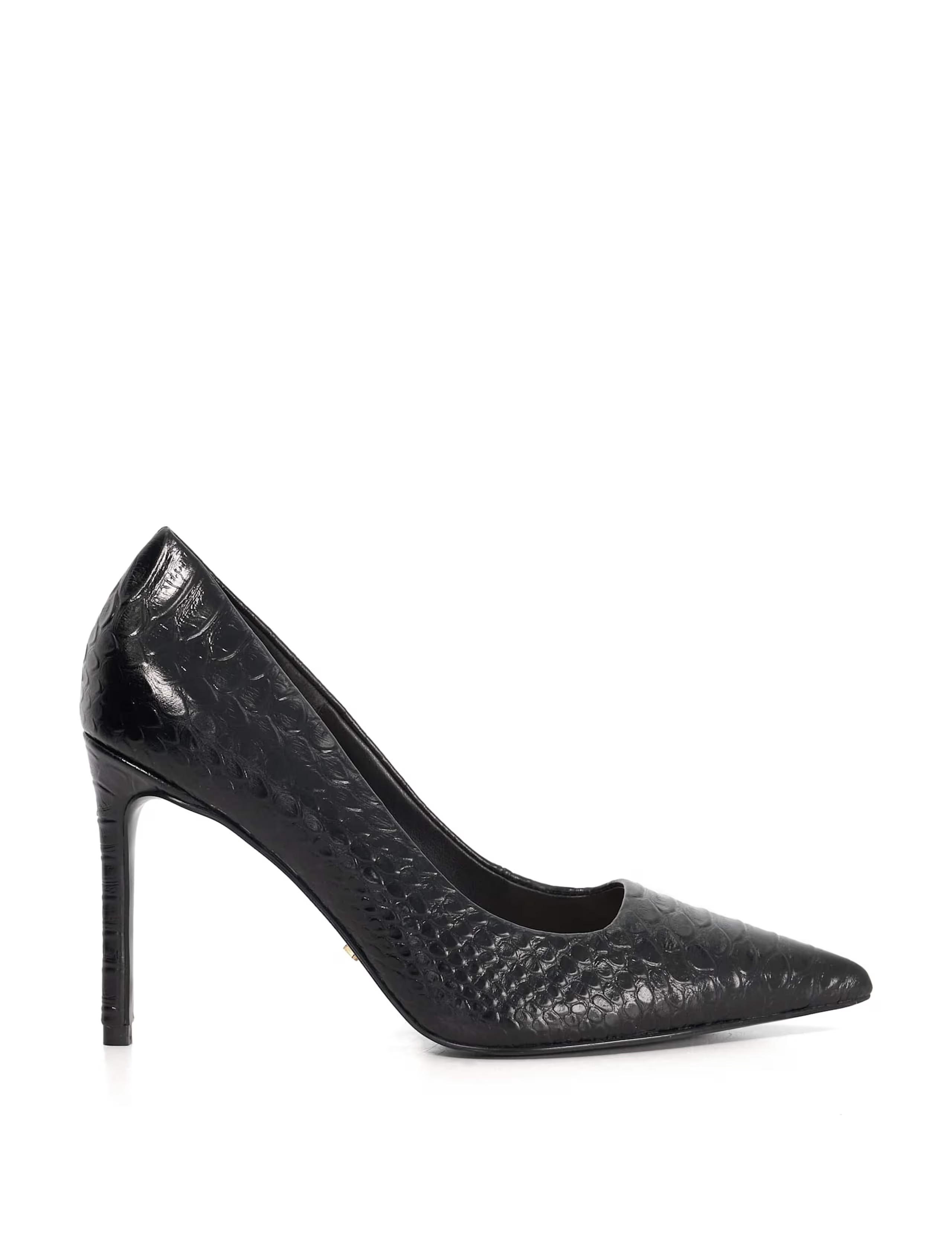 Leather Croc Stiletto Heel Court Shoes | Marks & Spencer (UK)