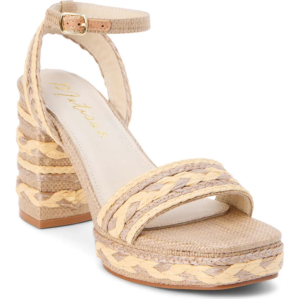 Matisse Lyla Ankle Strap Sandal in Taupe at Nordstrom, Size 6 | Nordstrom