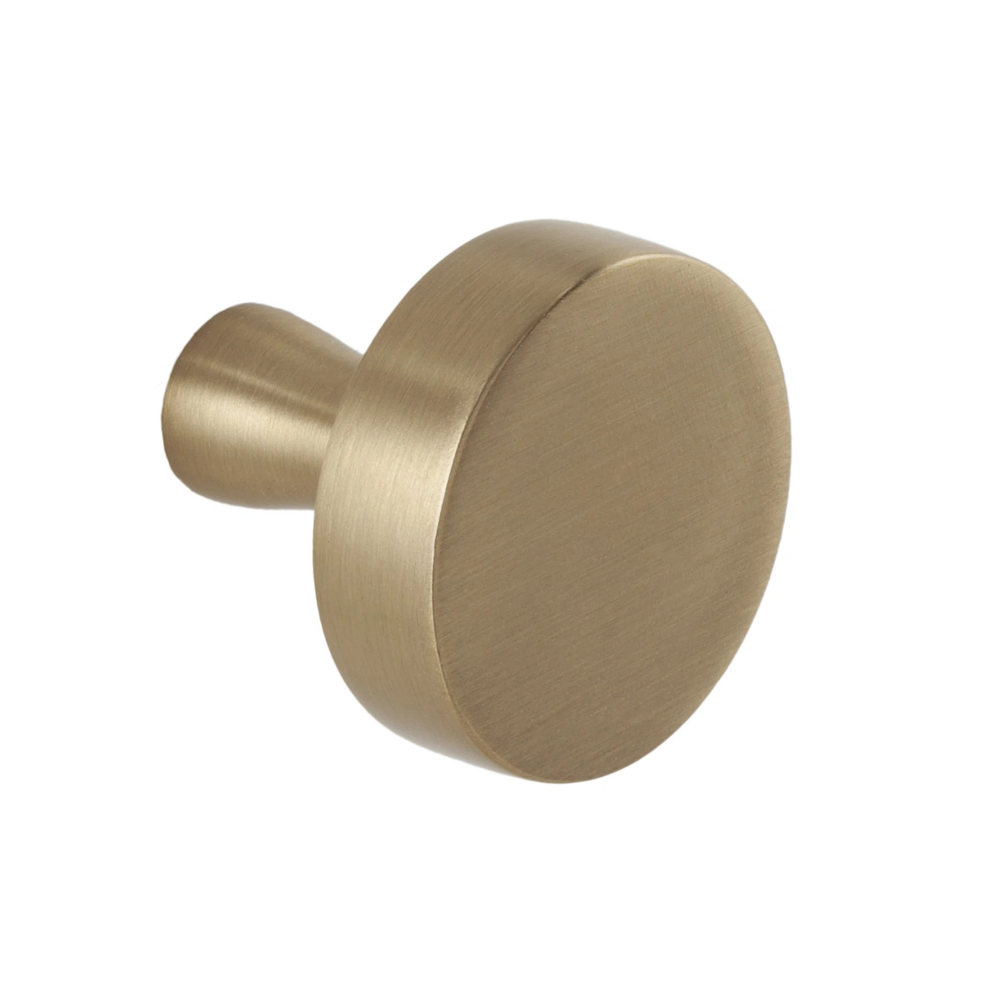 The Perfect Knob 1-1/8" Satin Brass Round Knob Multipack | Wayfair North America