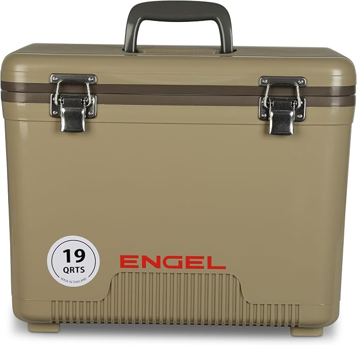 Engel 19qt Leak-Proof, Air Tight, Drybox Cooler and Small Hard Shell Lunchbox for Men and Women | Amazon (US)