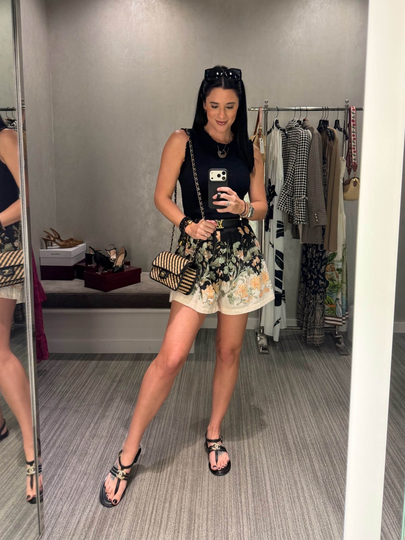 Today’s OOTD. 
My shorts are sold out but I linked similar options. My tank top is only $18 and I’m in the small.

#LTKdayinmylife #LTKTall #LTKOver40