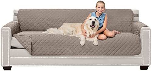 Sofa Shield Patented Couch Cover, Large Furniture Protector with Straps, Reversible Tear and Stai... | Amazon (US)