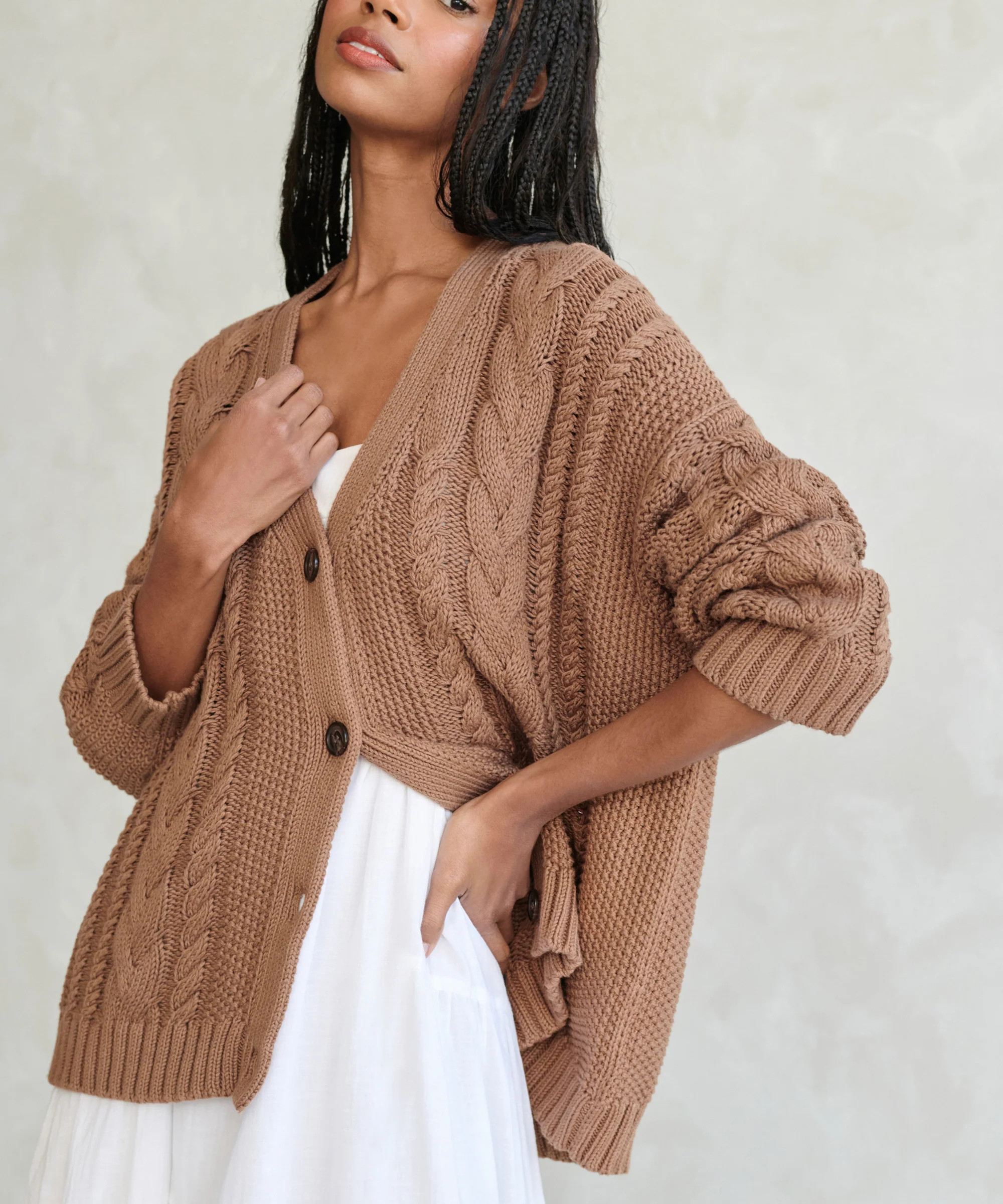 Cable Cardigan | Jenni Kayne