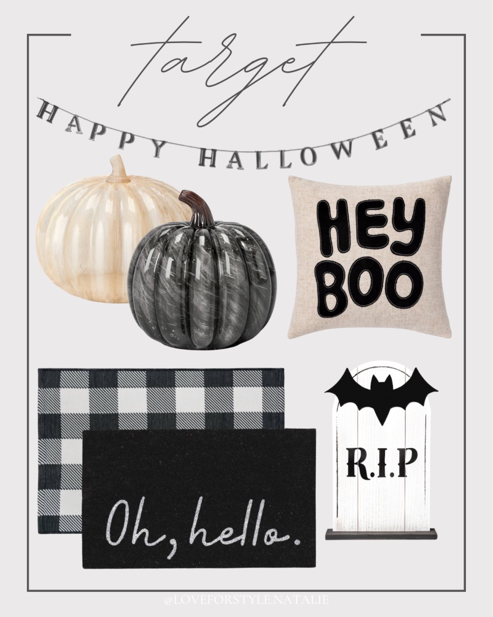 Target Halloween Finds


#halloween #targetstyle #targetfinds #blackwhite #falldecor 









#LTKHalloween #LTKsalealert #LTKunder50