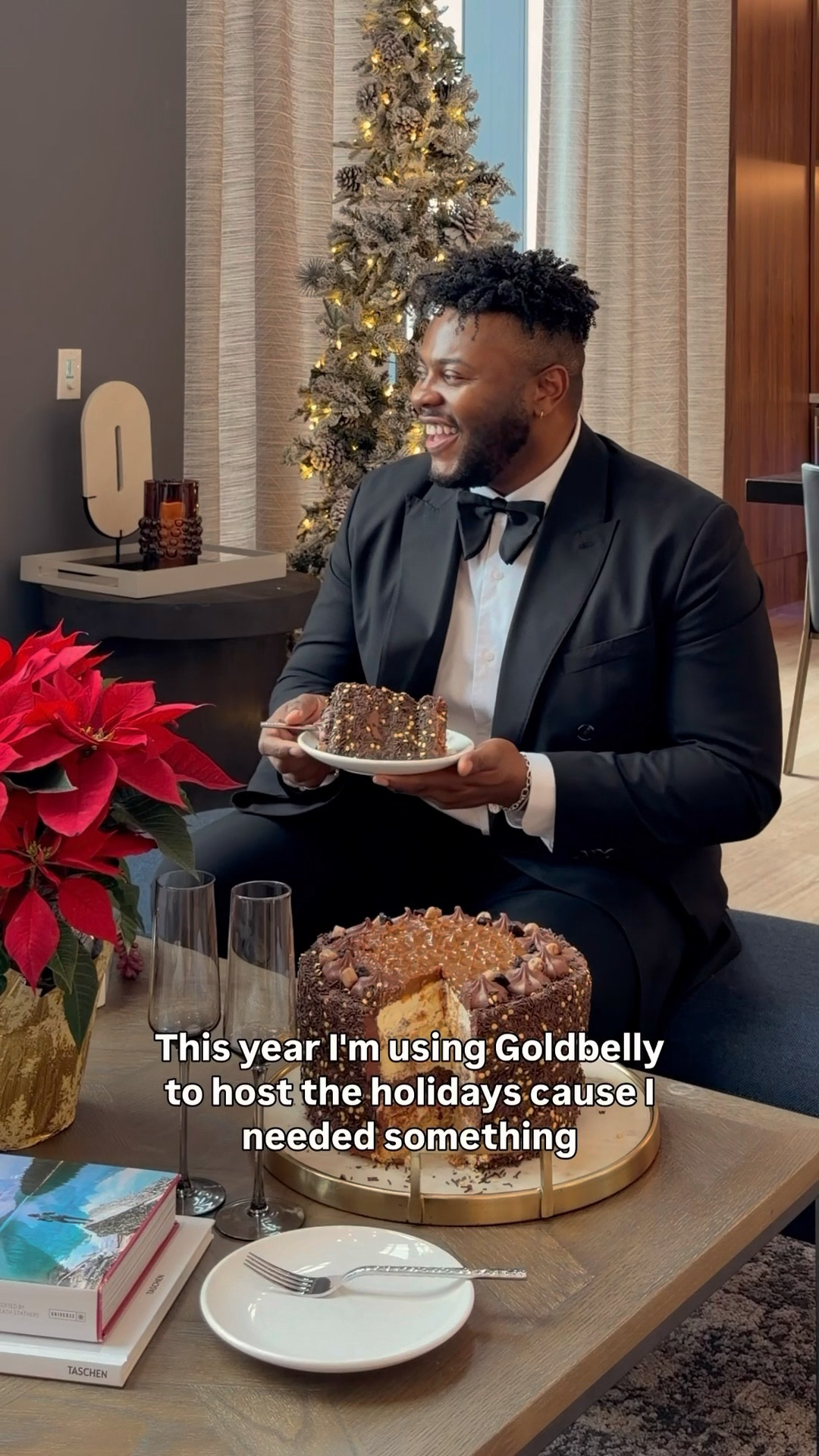 Leaning on @goldbelly this season because with long retail hours and content deadlines, I needed a holiday dessert that feels impressive without taking hours to make. They deliver iconic food nationwide, which makes hosting truly effortless and memorable.

I chose the 10th Anniversary DecaCaken, shipped from the PieCaken Bakeshop in New York. It's twice the size of their original cakes, with ten decadent layers from blondie and chocolate cream pie to coffee cake and New York cheesecake, wrapped in pretzel buttercream and topped with fudge frosting, dulce de leche, cookie dough, brownie bites, and gold sprinkles.

You can shop the DecaCaken and my other
Goldbelly picks directly in my LTK shop.

#LTKSeasonal #LTKfoodie #LTKHoliday