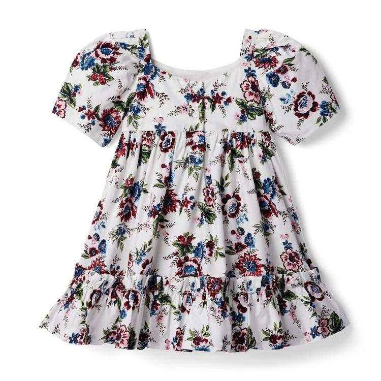 Floral Puff Sleeve Dress | Janie and Jack
