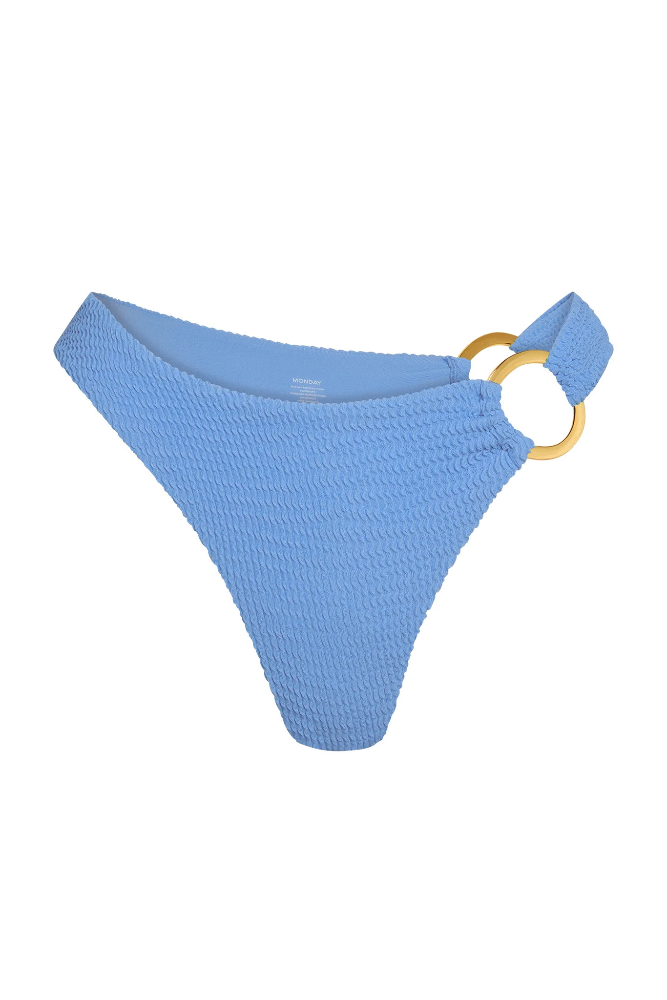 Bronte Bottom - Azure Crinkle | Monday Swimwear
