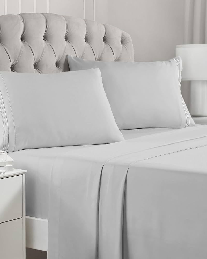 Mellanni King Sheets Set - 4 PC Iconic Collection Bedding Sheets & Pillowcases - Hotel Luxury, Ex... | Amazon (US)