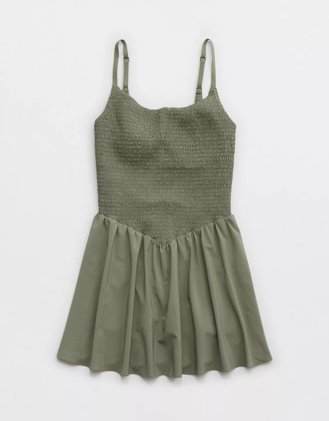 OFFLINE By Aerie Real Me Smocked Flowy Dress | Aerie