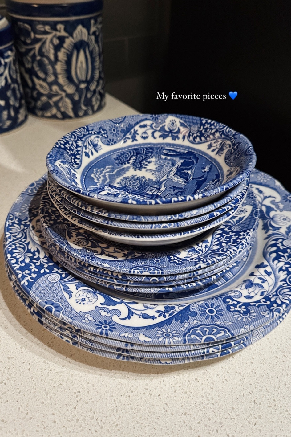 Our new China set we love! Can get it anywhere and makes the perfect everyday dish . Wayfair is having a huge sale on Spode blue Italian and Willow right now! 

#LTKstyletip #LTKfindsunder100 #LTKhome