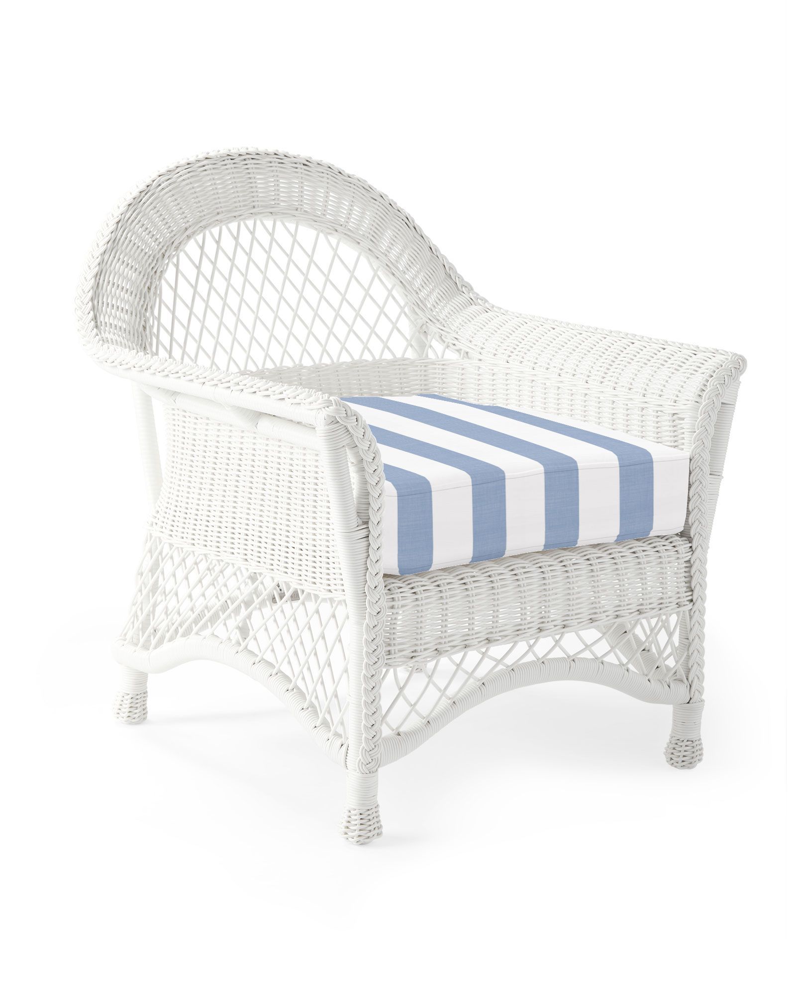 Kiawah Lounge Chair - White | Serena and Lily