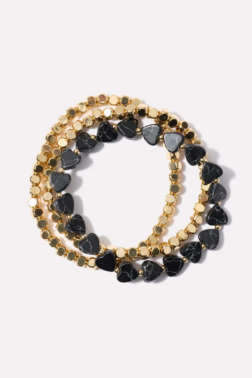 Asha Heart Bracelet Stack | Evereve