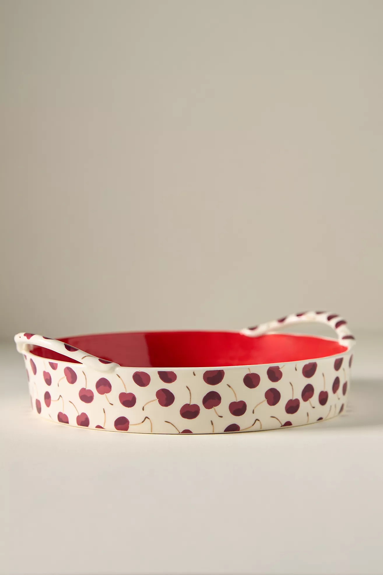 Berry Icon Handpainted Stoneware Pie Dish | Anthropologie (US)