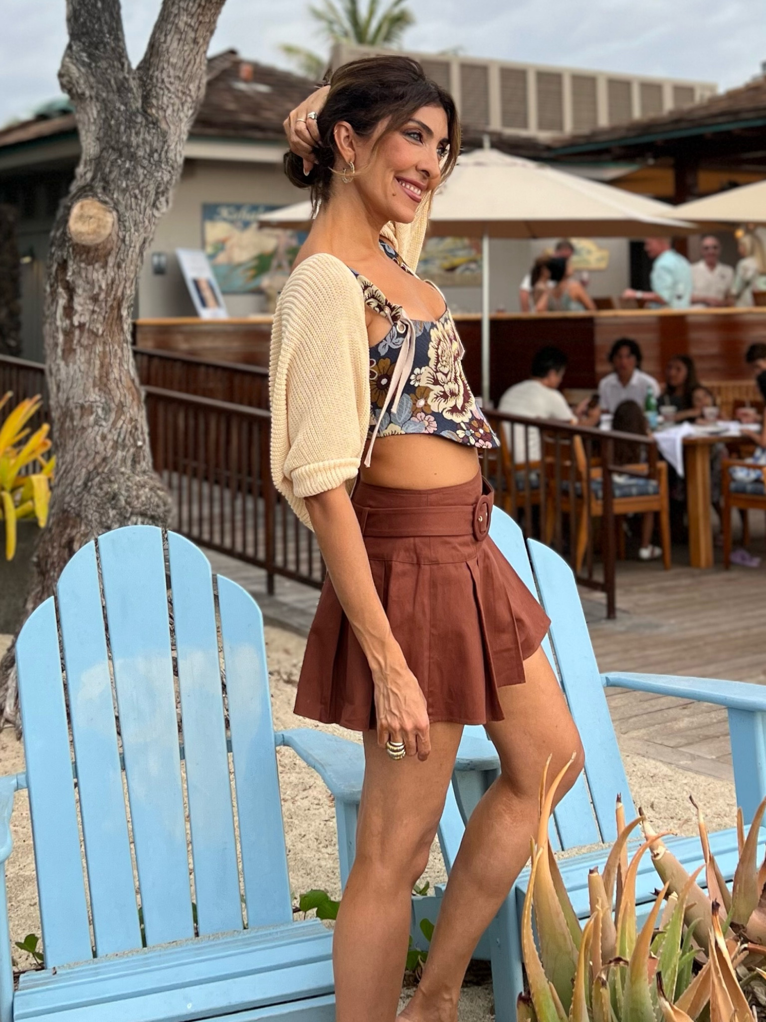 This belted skort can be paired with so many different tops to create different looks. 
I was thinking to style it with black stockings, black turtleneck and fitted jacket and army boots for fall.
Meanwhile, I’ve been wearing it with bodysuits by skims which I will link here and denim tops 
I wear a size small in both the skort and the black skims bodysuit … I’ll be sure to upload some pictures in later posts. 

#LTKOver40 #LTKActive #LTKStyleTip