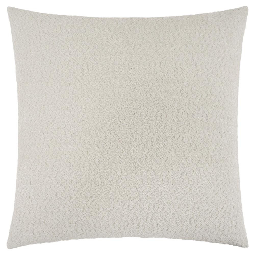 Gardenia Modern Classic Cream Textured Decorative Throw Pillow - 24x24 | Kathy Kuo Home
