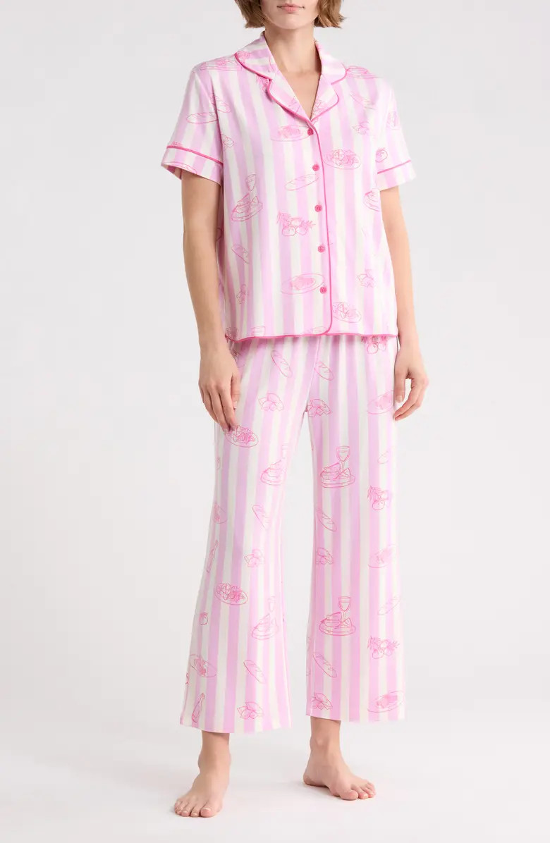 Quiet Night Crop Pajamas | Nordstrom Rack