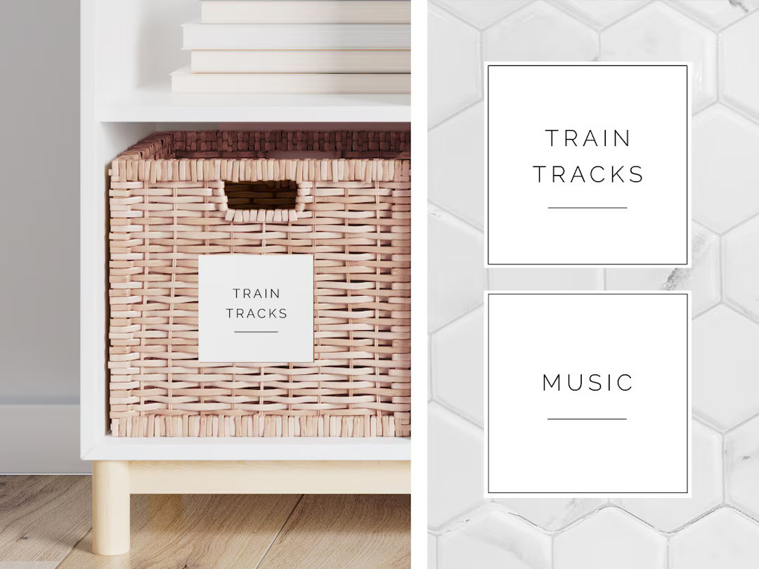 3 Inch | US Letter + A4 | Editable Toy Storage Labels | Kids Playroom Labels | Printable Labels -... | Etsy (US)